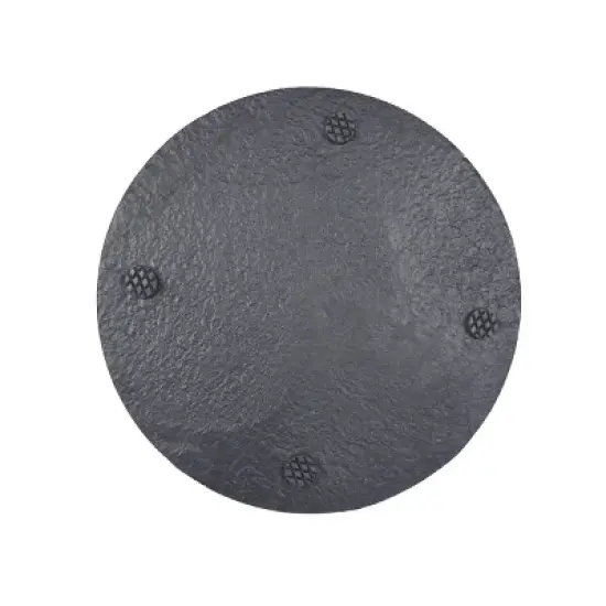 28lb Oakland Living Bronze and Black Round Cement Umbrella Stand image {2}