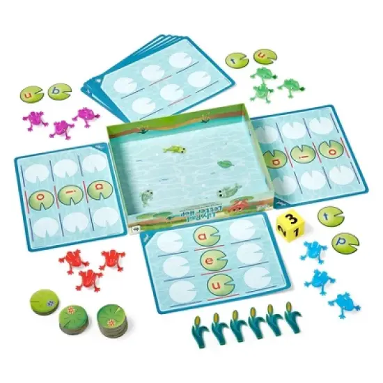 Hand2Mind Leapin' Lily Pads CVC Board Game image {1}