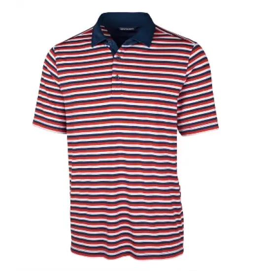 Cutter & Buck Mens Forge Polo Multi Stripe Shirt image {10}