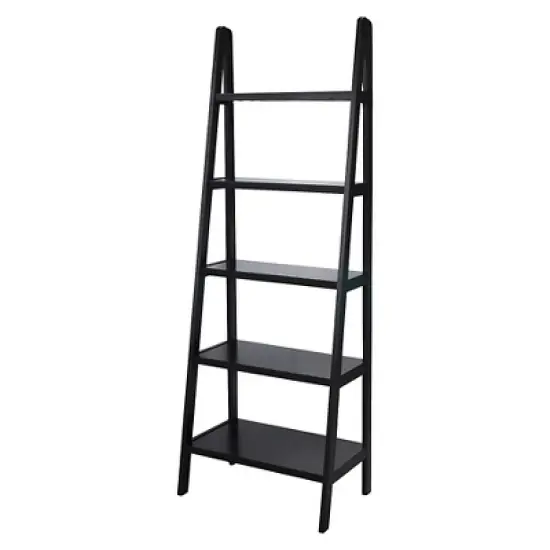 72" Shelf Ladder Bookcase - Flora Home image {3}