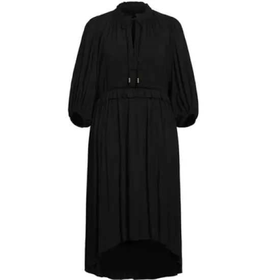 Women's Plus Size Avery Dress - black | STARLING REINE image {2}