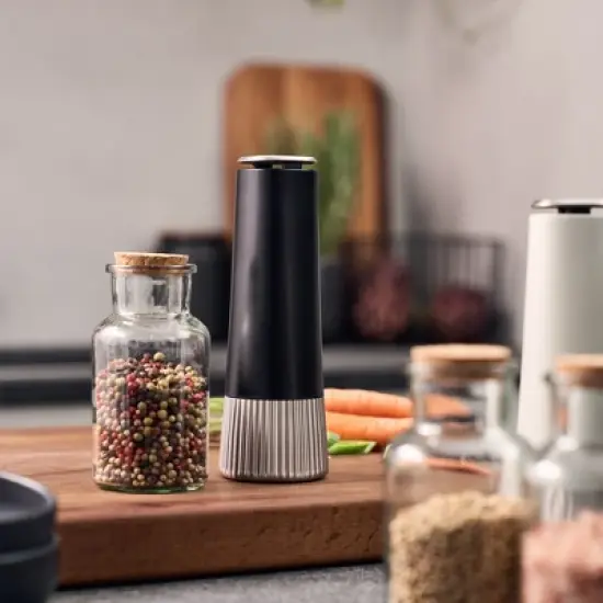 ZWILLING Spices Upside-Down Manual 2-pc Spice Mill Set, Black & Ivory image {1}