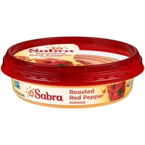 Sabra Roasted Red Pepper Hummus - 10oz image {2}