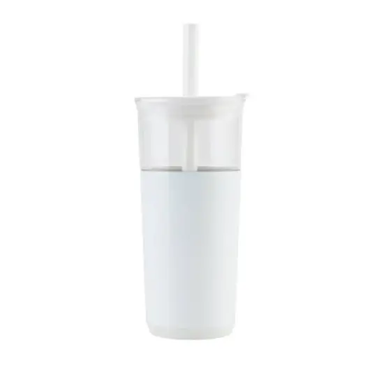 Reduce 20oz Aspen Vacuum Insulated Stainless Steel Glass Tumbler with Lid and Straw image {1}