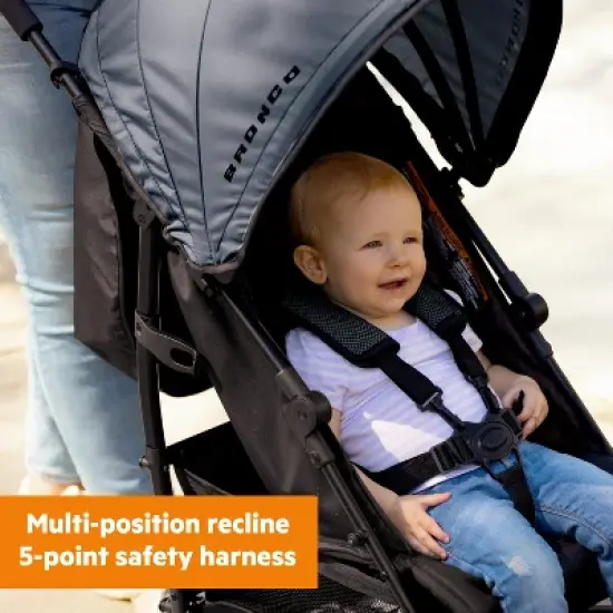 Bright Starts Ford Bronco HighGear Lightweight Baby Stroller - Gray image {10}