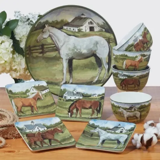 York Stables Serving/Pasta Bowl - Certified International image {2}