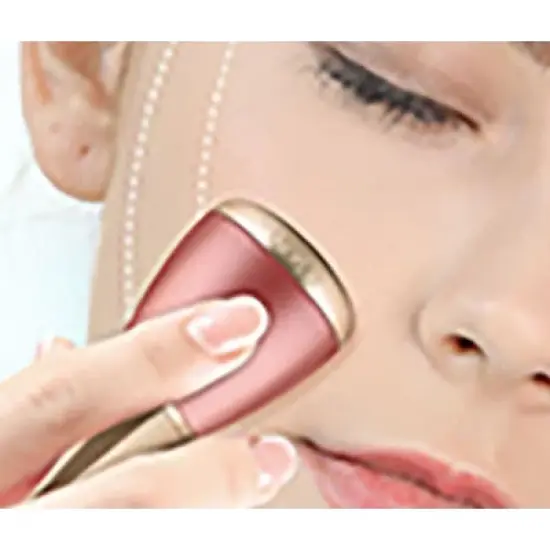 Prospera ML007 Gold Magnetic Facial Massager- Apple Color image {1}