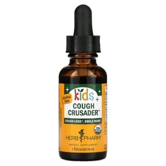 Herb Pharm Kids, Cough Crusader, 1 fl oz (30 ml) image {4}