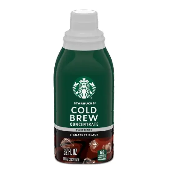 Starbucks Sweetened Black Cold Brew - 32 fl oz image {9}