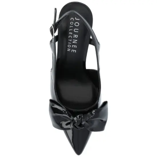 Journee Collection Womens Viera Tru Comfort Foam Mid Heel Pointed Toe Pumps image {3}