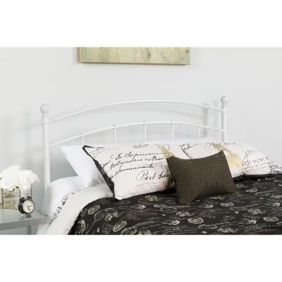 Emma and Oliver Decorative Metal Headboard image {7}