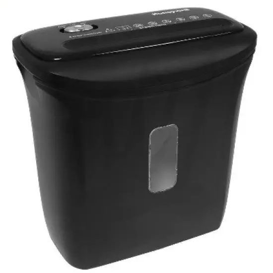 Honeywell 6 Sheet Cross Cut Paper Shredder for Home use Black: Document Shredder with Automatic Start & Thermal Protection image {2}
