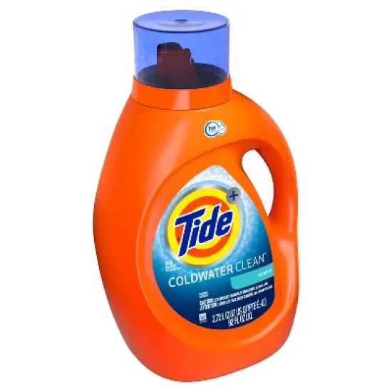 Tide Coldwater Clean High Efficiency Liquid Laundry Detergent - 92 fl oz image {2}