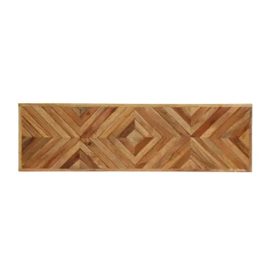 Fircrest Handcrafted Boho Mango Wood Bench Natural - Christopher Knight Home image {3}