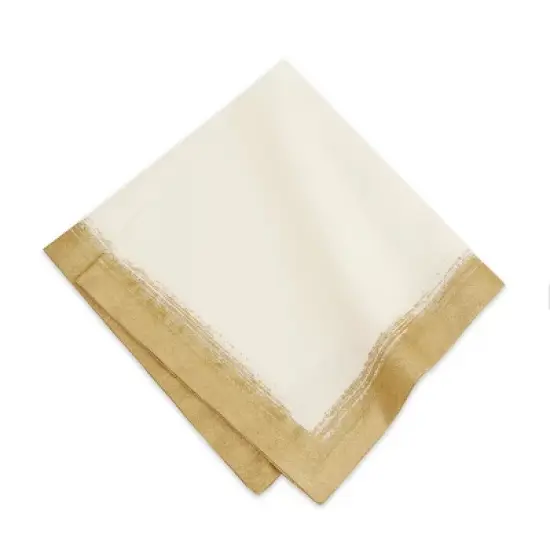 Elrene Villeroy & Boch - Metallic Brushstroke Napkin Set of 4 - 21" x 21" image {4}