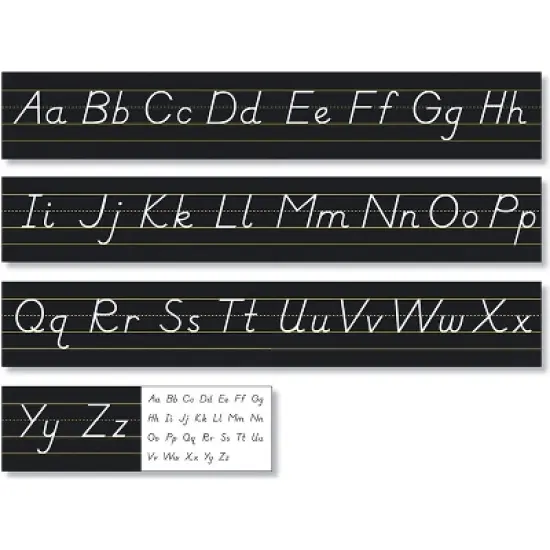 North Star Teacher Resources Black Modern Manuscript Alphabet Line image {1}