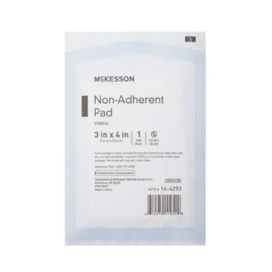 McKesson Non-Adherent Dressing, Sterile, 3 in x 4 in, 100 Count, 1 Pack image {5}