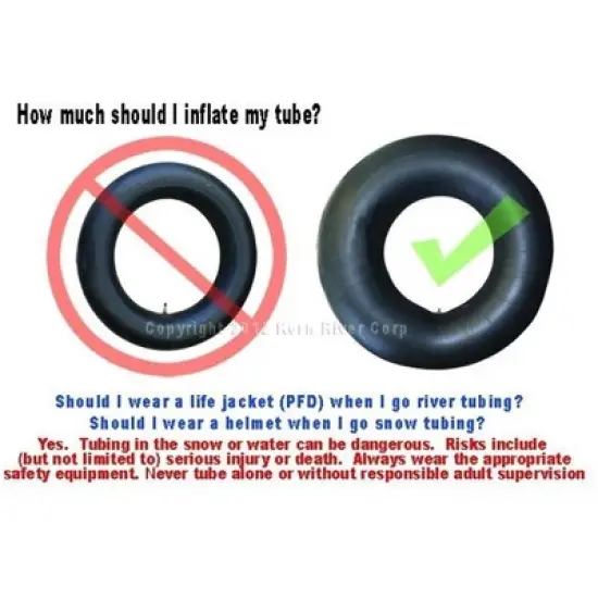 Bradley heavy duty TWO (2) PACK 44" #85146 butyl rubber innertubes for sledding; Inner tubes for pool closing and for floating on the river. image {7}