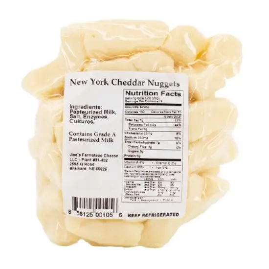 Jisa's Farmstead Cheese Nuggets 3 Piece Sampler | New York Cheddar, Dill, California Garlic Pepper image {6}