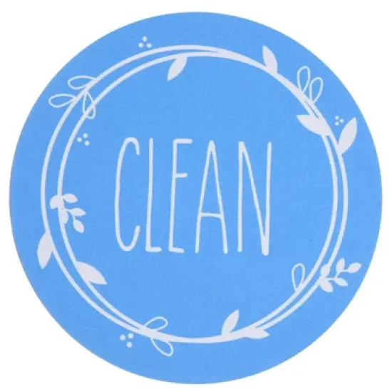 Unique Bargains Dishwasher Clean Dirty Sign Magnetic Reversible Indicator Magnet image {5}