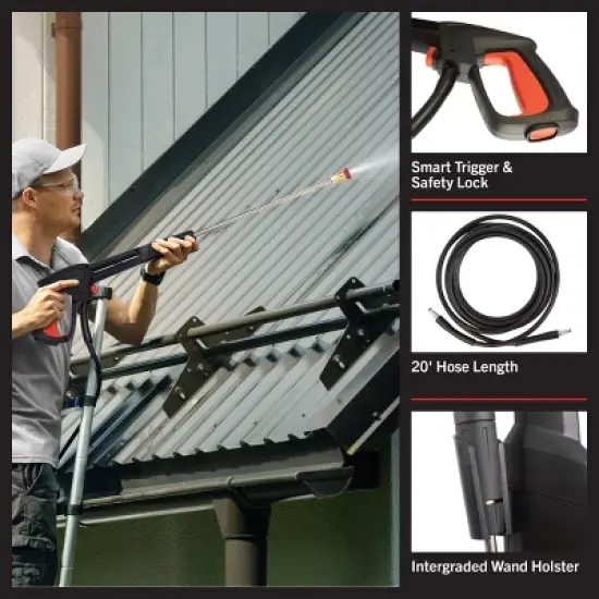 Stalwart 2400 PSI Pressure Washer with 5 Nozzles image {2}