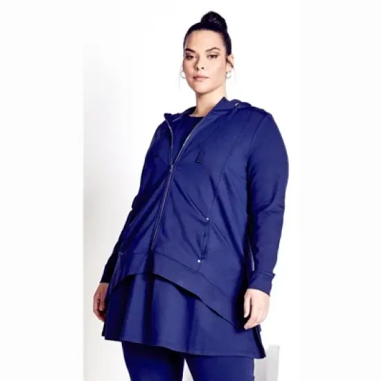 Women's Plus Size Weekender Bamboo Jacket - navy | Amber & Vanilla image {3}
