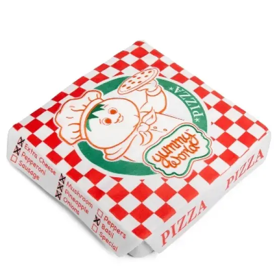 Yummy World Pizza Box 12" Plush image {1}