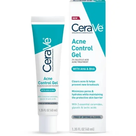CeraVe Salicylic Acid Acne Treatment Control Gel - 1.35oz image {4}