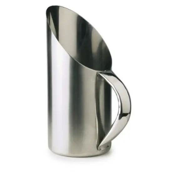 2X Pet Studio Stainless Steel Matte Finish Pet Scoop, 5-1/2-Inch image {2}