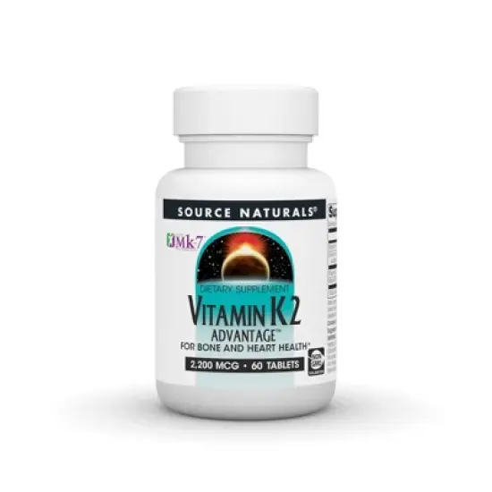 Vitamin K2 Advantage by Source Naturals, Inc.  -  60 Tablet image {3}