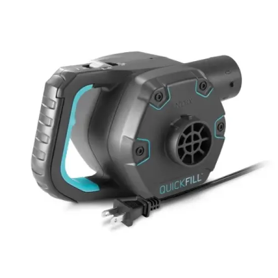 Intex Quick Fill Electric Pump & Intex River Run II Inflatable Pool Float image {1}