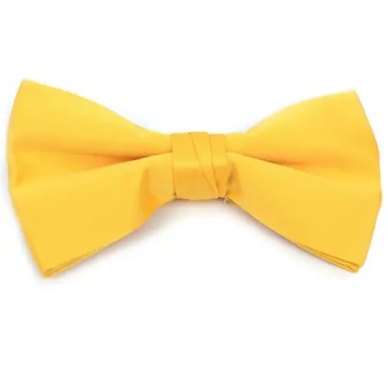 Men's Pre-tied Adjustable Length Bow Tie - Formal Tuxedo Solid Color image {11}