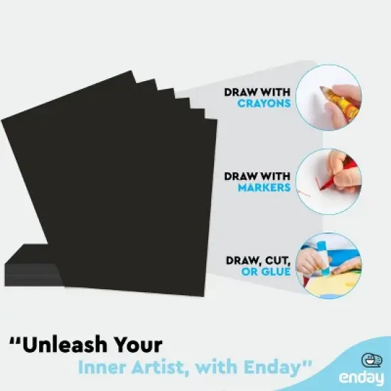 Poster Board Lightweight Craft Backing Boards for Presentations Office Sign Blank Painting Board Smooth Surface Poster Sheets for School image {2}