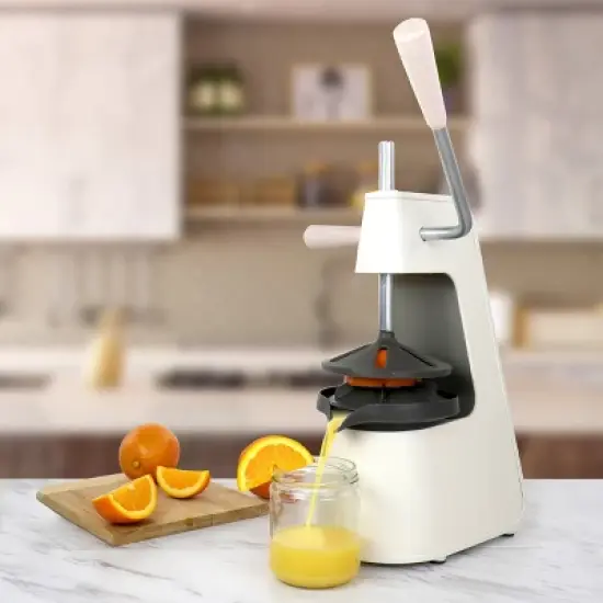 Chef'n Table Top Manual Citrus Press in White image {4}