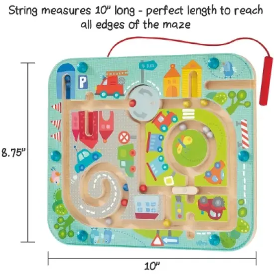HABA Town Maze Magnetic Puzzle Game - Learning & Education Toys for Preschoolers image {5}