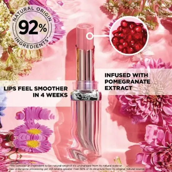 L'Oreal Paris Glow Paradise Balm-in-Lipstick with Pomegranate Extract - 0.1oz image {3}