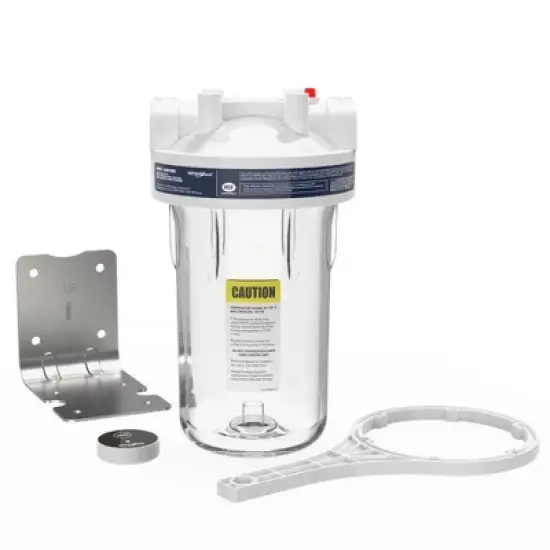 Whirlpool 10" x 4.5" Large Capacity Whole House Water Filter Housing, NSF Certified, WHKF-DWHBB image {4}