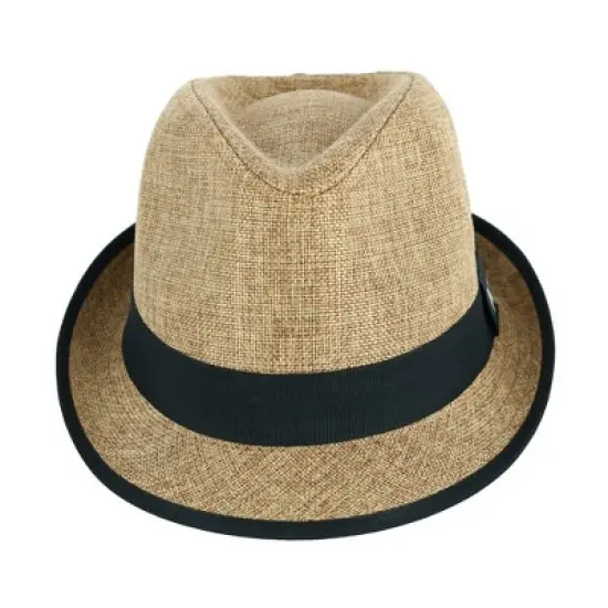 Kenny K Fedora Hat with Black Trim image {2}