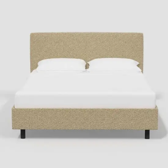 Kelsey Platform Bed in Boucle - Threshold&trade; image {1}