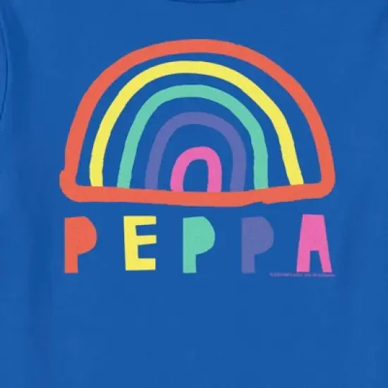 Toddler's Peppa Pig Craft Rainbow T-Shirt image {1}