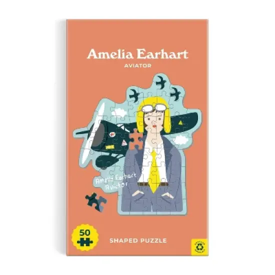 Piccolina Amelia Earhart Kids' Jigsaw Puzzle - 50pc image {1}