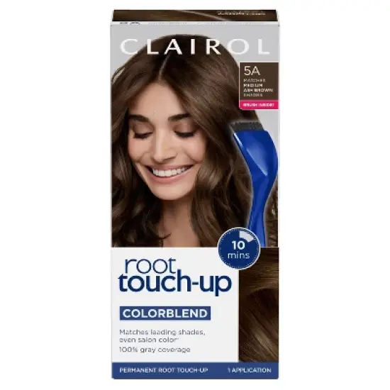 Clairol Root Touch-Up Permanent Hair Color - Brown image {12}