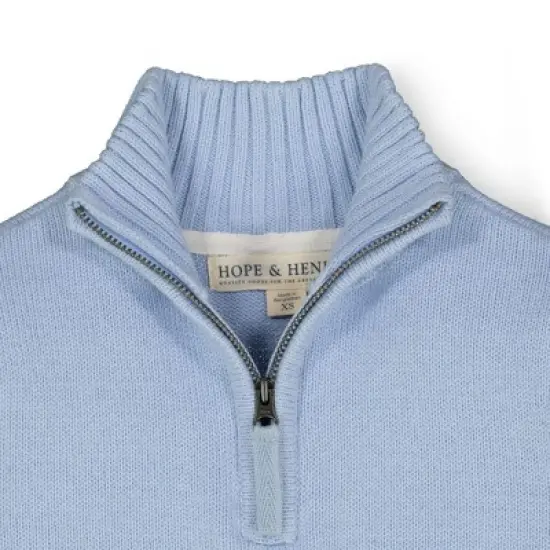 Hope & Henry Baby Boy's Half Zip Pullover Sweater, Infant image {1}