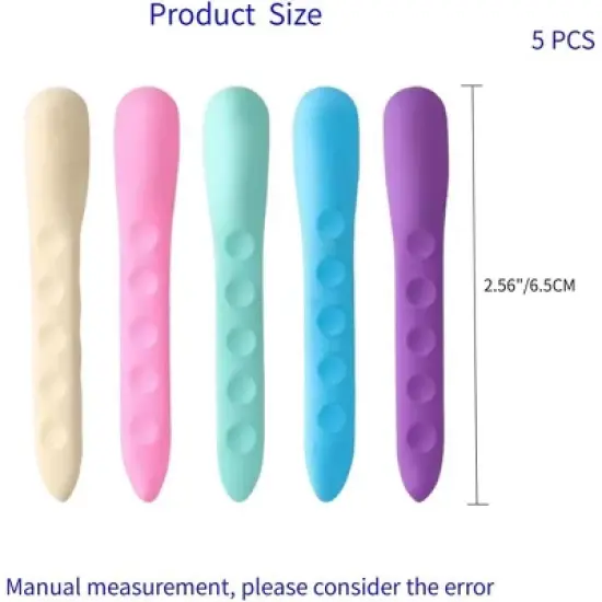 HTUTWOO 5 Pcs Pen-Shaped Eraser, Grip Cute Erasers, Erasers for Pencils, Art Eraser for Drawing, Office, School Supplies & Back to School image {2}