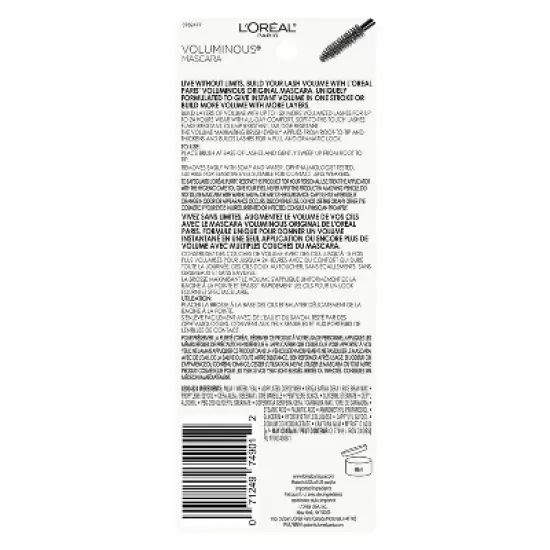 L'Oreal Paris Voluminous Mascara - 0.28 fl oz image {9}
