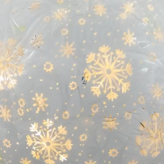 Northlight LED Lighted Snowflakes Glass Globe Christmas Decoration - 6" - White image {5}