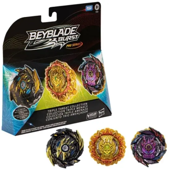 Beyblade Burst Pro Series Triple Threat Collection Battling Tops image {2}