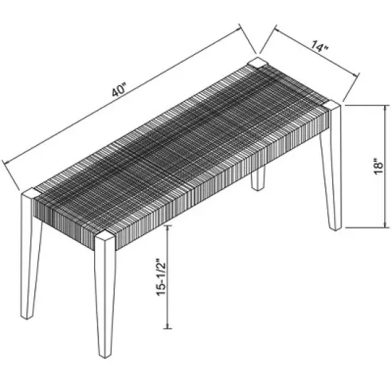 Clara Dining Bench - Powell Company image {8}