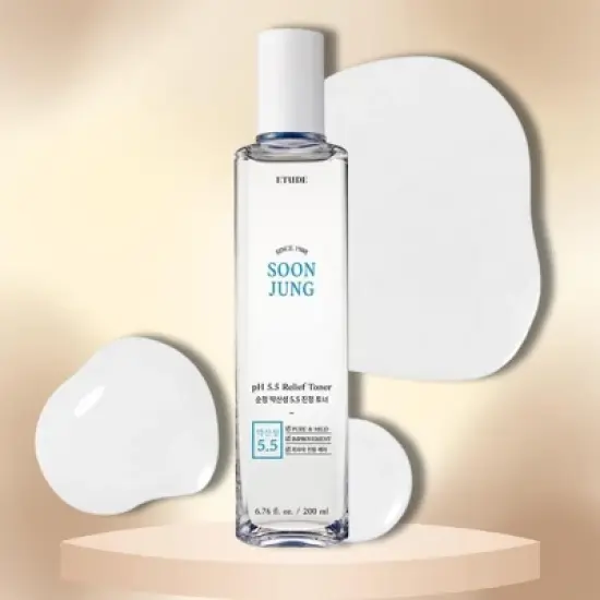 ETUDE - Soon Jung pH 5.5 Relief Toner | Skin Care Solution | Low PH Toner for Sensitive Skin | Non-Comedogenic - (6.76 oz) image {2}
