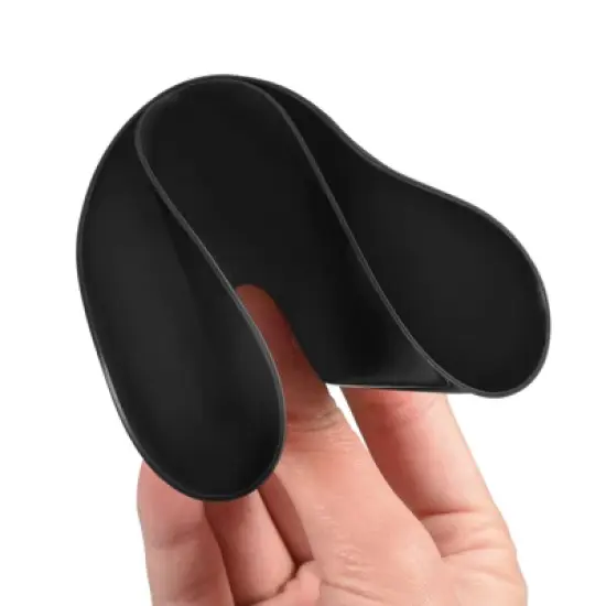 Unique Bargains Silicone Flexible Odorless Heat-resistant Jar Opener Pad Black 4 Pcs image {3}